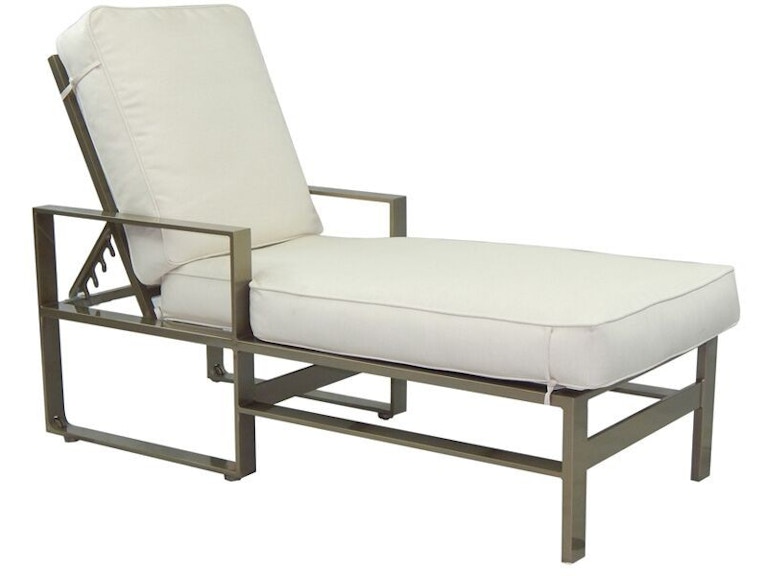 norrwood Castelle Outdoor Furniture Park Place Adjustable Cushioned Chaise Lounge 2212T at Norwood Furniture
