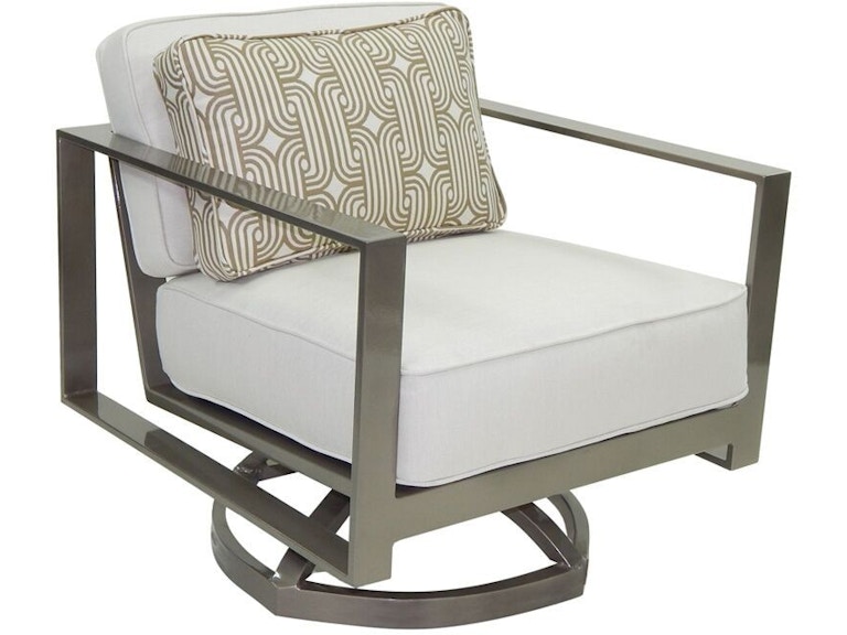 norrwood Castelle Outdoor Furniture Park Place Cushioned Lounge Swivel Rocker 2215T at Norwood Furniture