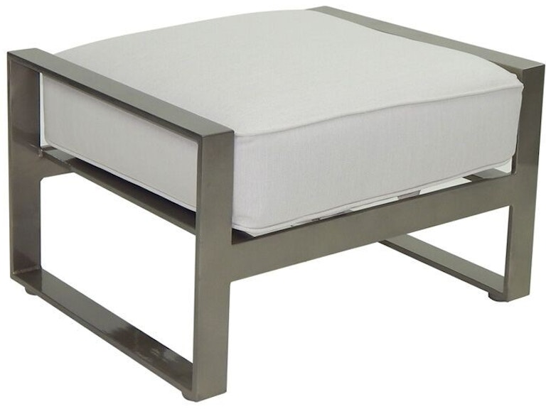 norrwood Castelle Outdoor Furniture Park Place Cushioned Ottoman 2213T at Norwood Furniture