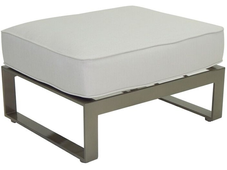 norrwood Castelle Outdoor Furniture Park Place Sectional Lounge Ottoman 2223T at Norwood Furniture