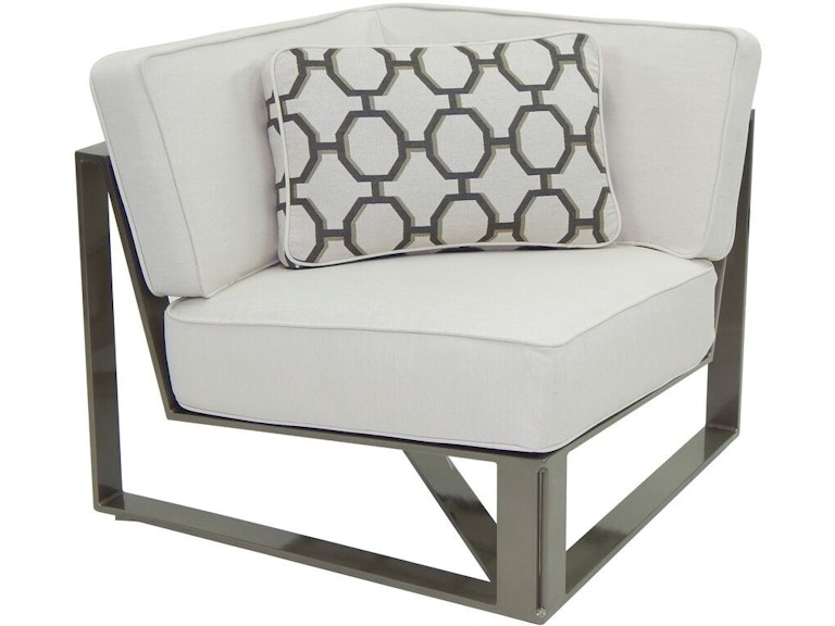 norrwood Castelle Outdoor Furniture Park Place Sectional Square Corner Unit 2225T at Norwood Furniture