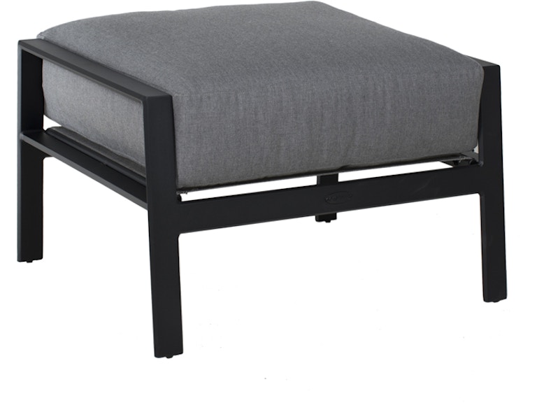 norrwood Castelle Outdoor Furniture Prism Cushioned Ottoman 0E13B at Norwood Furniture