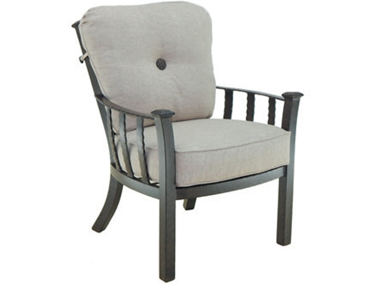 norrwood Castelle Outdoor Furniture Santa Fe Cushioned Dining Chair 1406T at Norwood Furniture