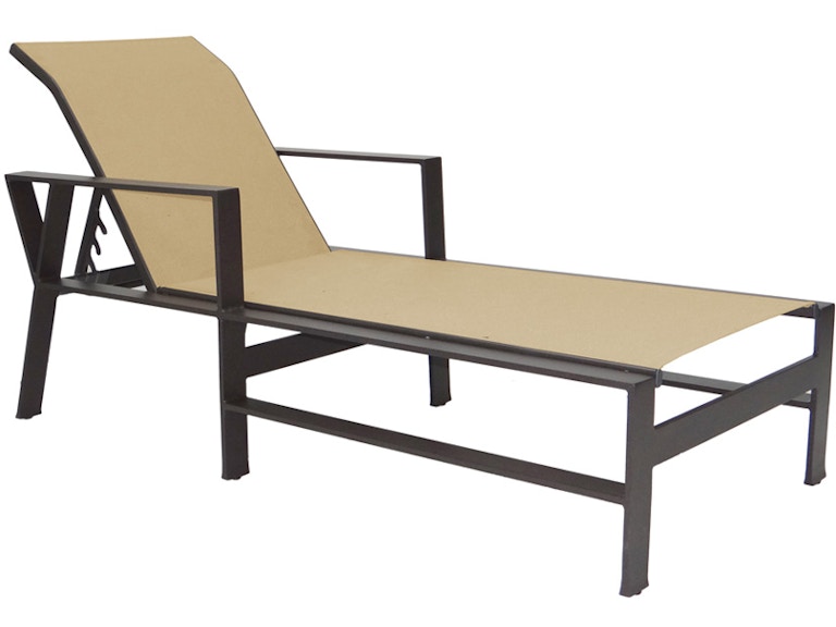 norrwood Castelle Outdoor Furniture Trento Adjustable Sling Chaise Lounge 3192S at Norwood Furniture