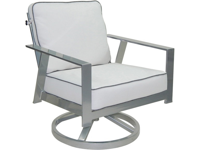 norrwood Castelle Outdoor Furniture Trento Cushioned Lounge Swivel Rocker 3135T at Norwood Furniture