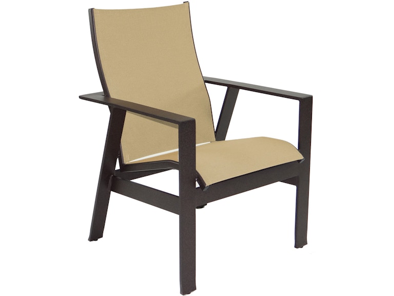 norrwood Castelle Outdoor Furniture Trento Sling Dining Chair 3175S at Norwood Furniture
