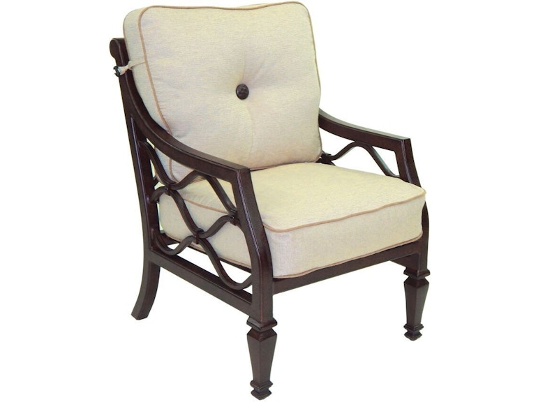 norrwood Castelle Outdoor Furniture Villa Bianca Cushioned Dining Chair 1106T at Norwood Furniture