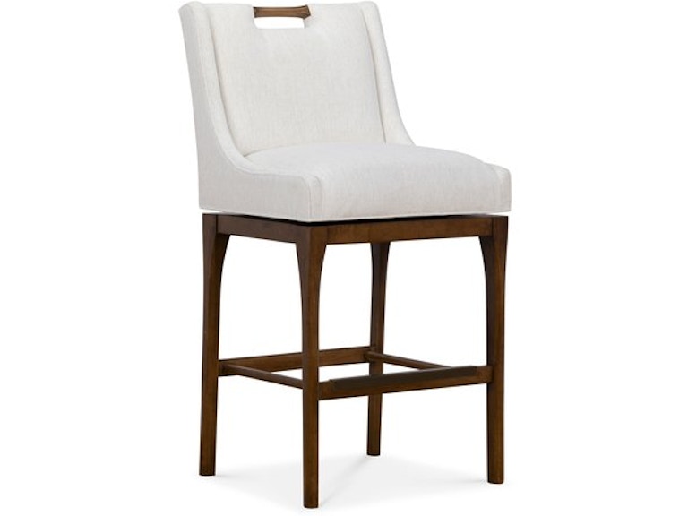 norrwood Designmaster Casual Dining Howard Swivel Bar Stool with Transitional Base 03-1004-30 at Norwood Furniture