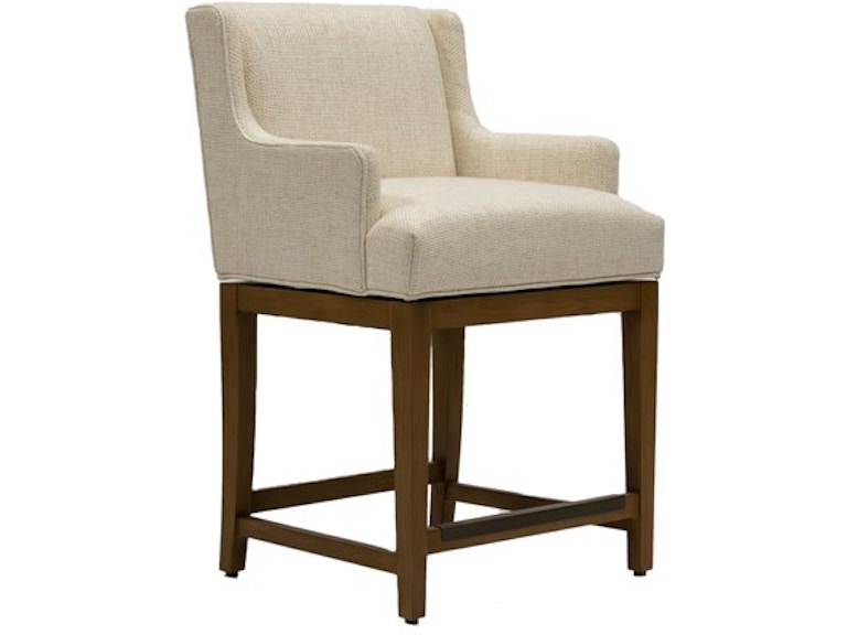 norrwood Designmaster Casual Dining Layton Swivel Counter Stool with Transitional Base 03-1047-24 at Norwood Furniture