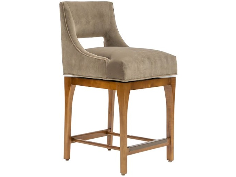 norrwood Designmaster Casual Dining Ocala Swivel Counter Stool with Transitional Base 03-1028-24 at Norwood Furniture