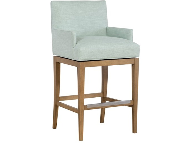 norrwood Designmaster Casual Dining Redford Swivel Bar Arm Stool with Tapered Legs 03-931-30 at Norwood Furniture