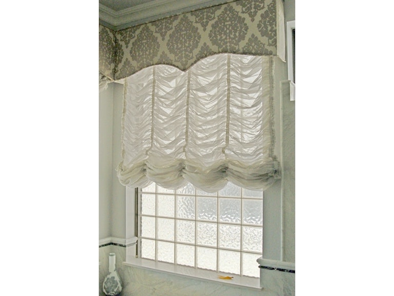 norrwood Drapery Department Custom Master Bath Drapery WIN 28 at Norwood Furniture