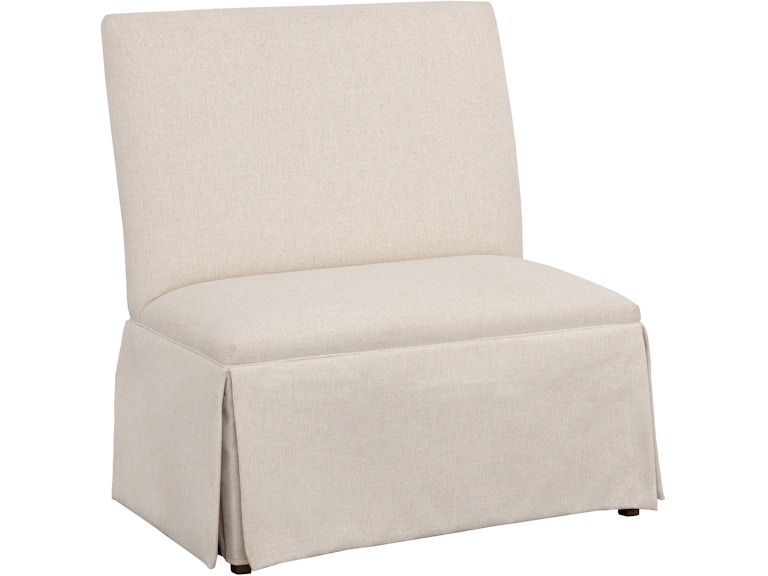 norrwood Fairfield Chair Company Casual Dining Straight Back Skirted Armless Banquette 36" 1271-36-T at Norwood Furniture
