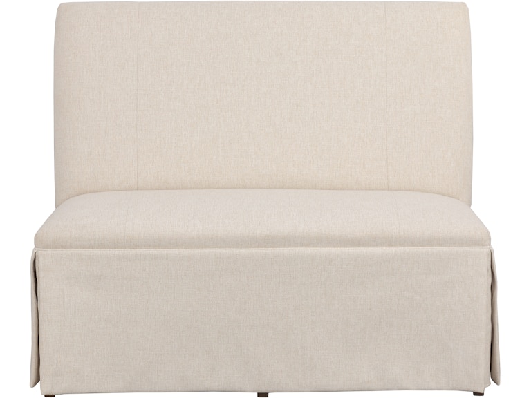 norrwood Fairfield Chair Company Casual Dining Straight Back Skirted Armless Banquette 48" 1271-48-T at Norwood Furniture