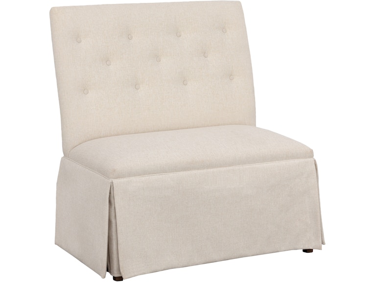 norrwood Fairfield Chair Company Casual Dining Straight Back Skirted Armless Banquette 36" 1273-36-T at Norwood Furniture