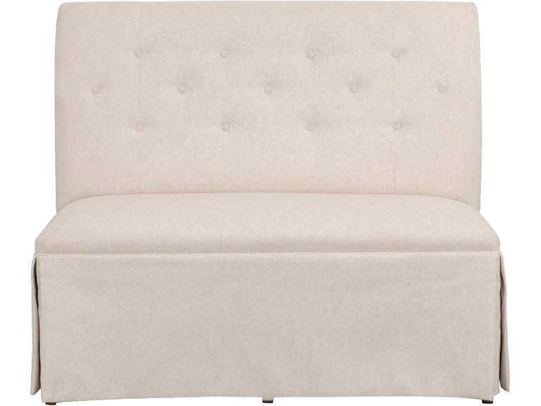 norrwood Fairfield Chair Company Casual Dining Straight Back Skirted Armless Banquette 48" 1273-48-T at Norwood Furniture