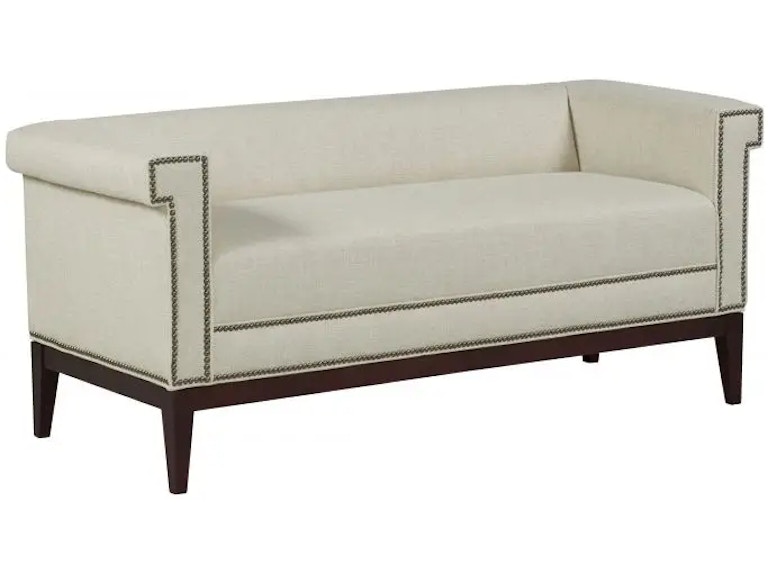 norrwood Fairfield Chair Company Living Room Greek Key Arm with Tight Seat Bench 33TF-10 at Norwood Furniture