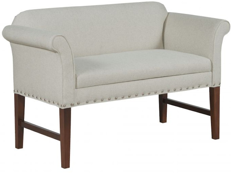 norrwood Fairfield Chair Company Living Room Livingston Easy Clean Bench 1714-E9 at Norwood Furniture
