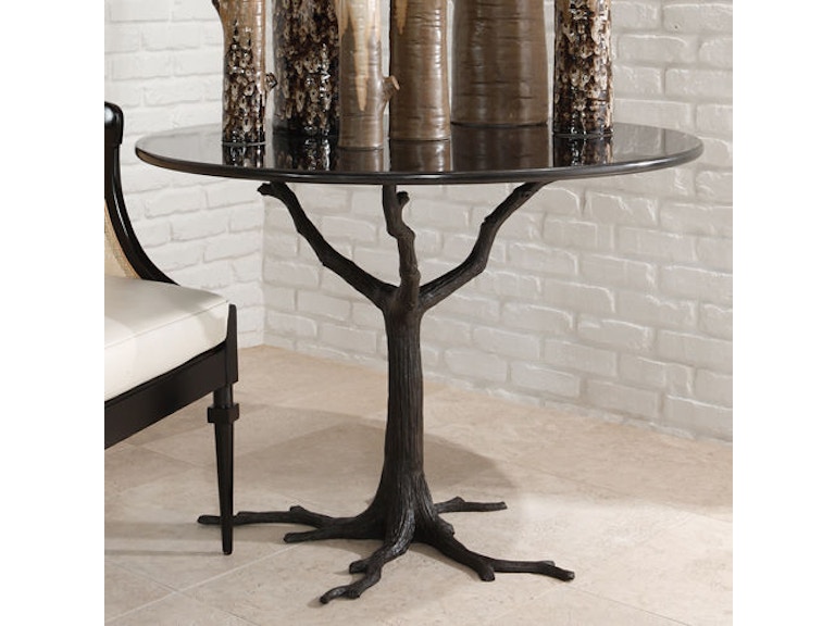 norrwood Global Views Casual Dining Faux Bois Dining Table 8.81054 at Norwood Furniture