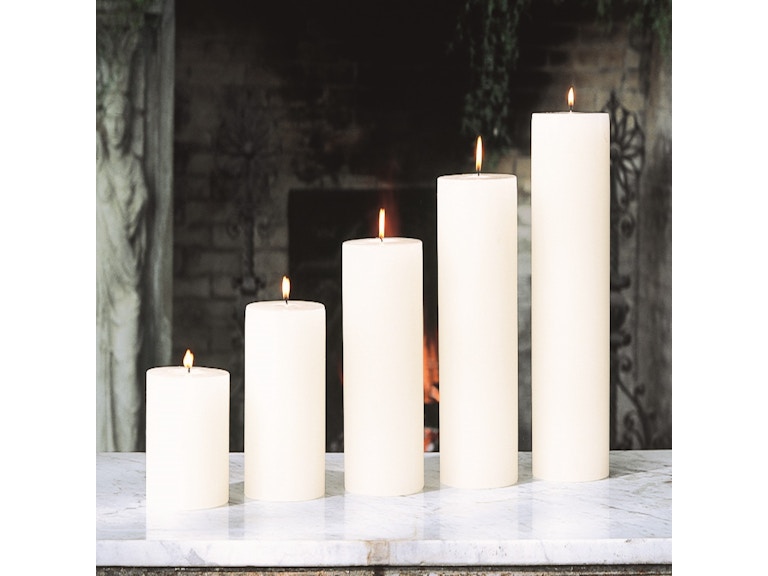 norrwood Global Views Home Accents Pillar Candle-Unscented-4 x 4 5151 at Norwood Furniture