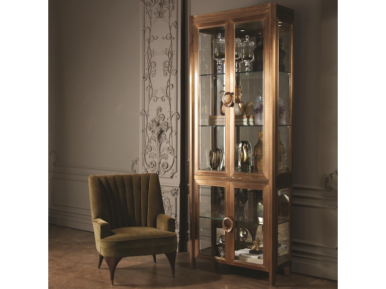 norrwood Global Views Living Room Apothecary Vitrine 2575 at Norwood Furniture