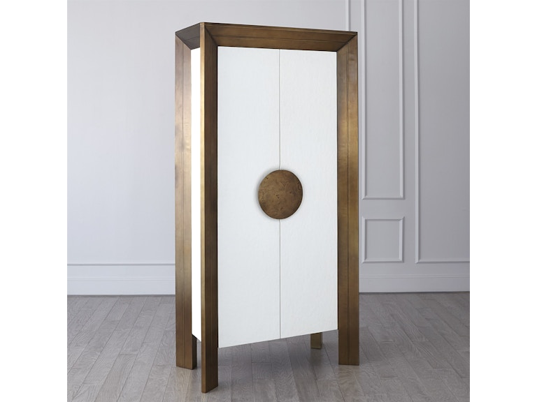 norrwood Global Views Living Room Framed Tall Cabinet 2680 at Norwood Furniture