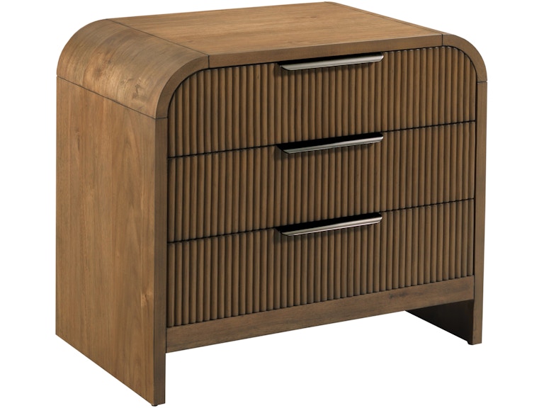 norrwood Hammary Bedroom Adele Three Drawer Nightstand 090-1251 at Norwood Furniture