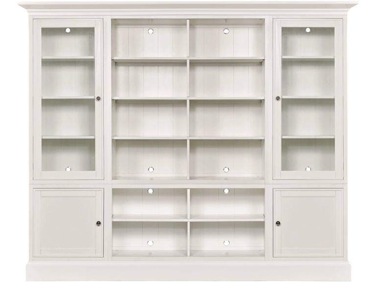 norrwood Hammary Home Office Quad Bookcase Entertainment Display 267-400R at Norwood Furniture