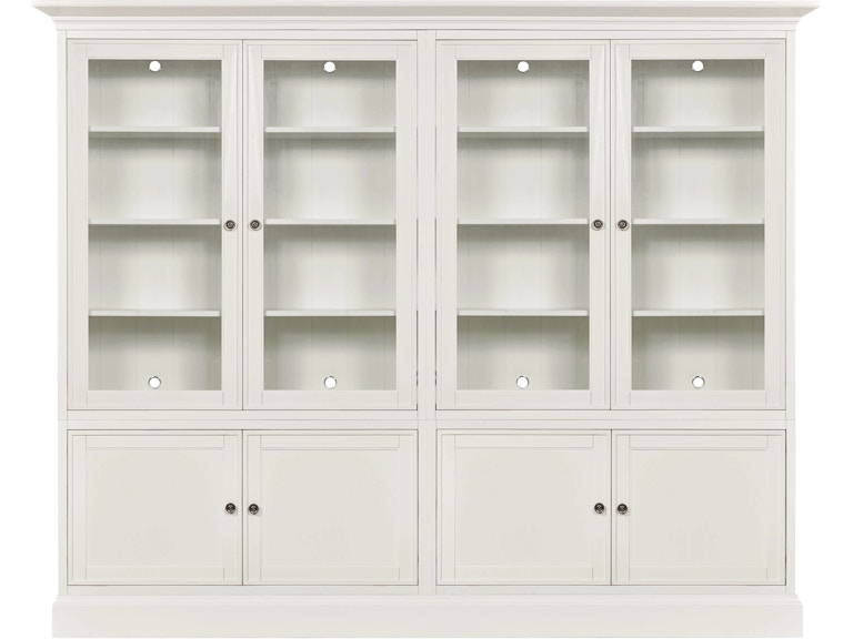 norrwood Hammary Living Room Quad Door Display Cabinet 267-417R at Norwood Furniture
