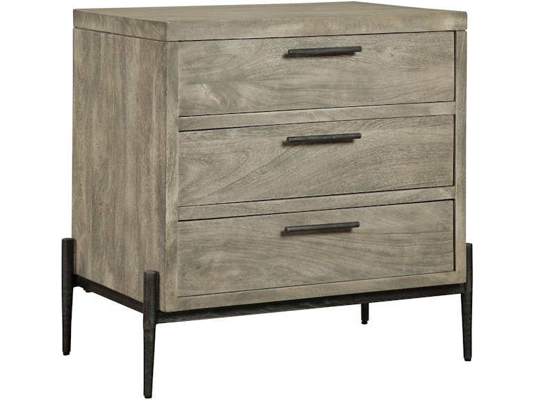 norrwood Hekman Bedroom Bedford Park Three Drawer Nightstand 24963 at Norwood Furniture