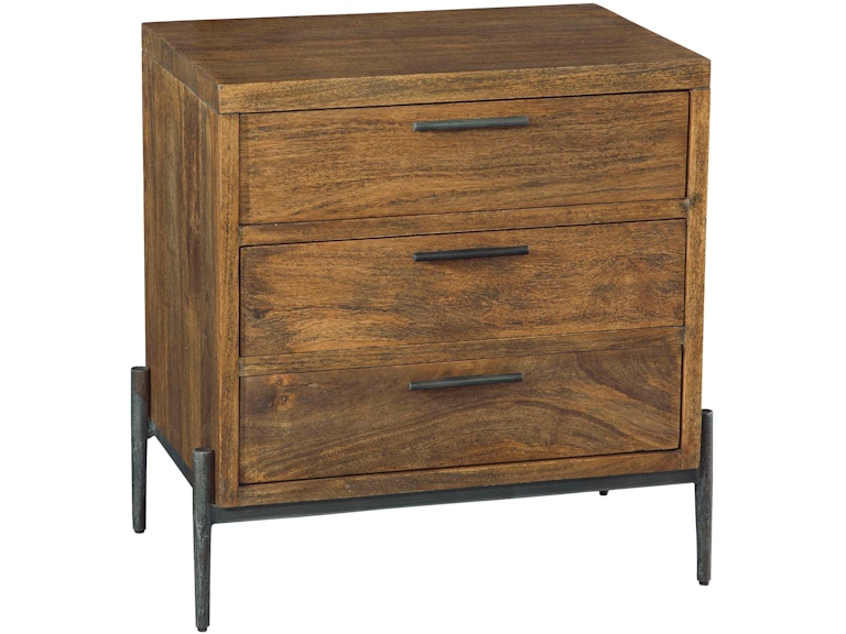 norrwood Hekman Bedroom Bedford Park Three Drawer Nightstand 23763 at Norwood Furniture