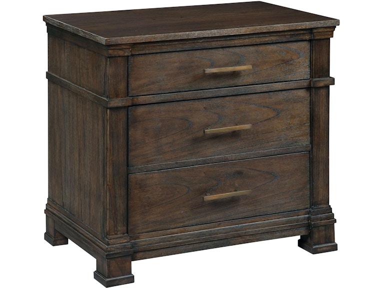 norrwood Hekman Bedroom Linwood Three Drawer Nightstand 25662 at Norwood Furniture
