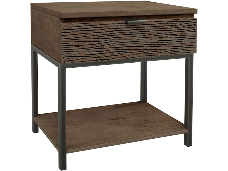 norrwood Hekman Bedroom Organic Living Single Drawer Nightstand 26163 at Norwood Furniture