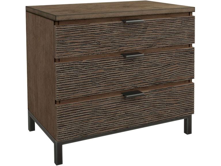 norrwood Hekman Bedroom Organic Living Three Drawer Nightstand 26162 at Norwood Furniture