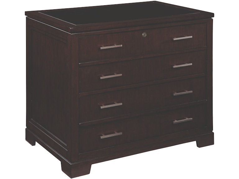 norrwood Hekman Home Office Mocha Executive File Cabinet 79183 at Norwood Furniture