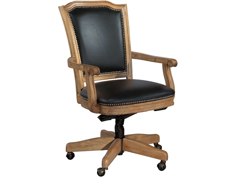 norrwood Hekman Home Office Wellington Hall Office Wood Frame Desk Chair 79257B at Norwood Furniture