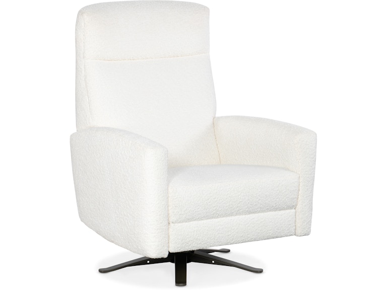 norrwood HF Custom Living Room Basil Double Back Swivel Recliner 5764-2BK at Norwood Furniture