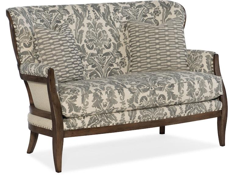 norrwood HF Custom Living Room Calhoun Settee 6042 at Norwood Furniture
