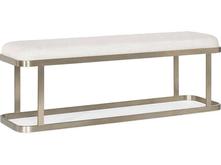 norrwood Hooker Furniture Bedroom Linville Falls River Branch Upholstered Bench 6150-90019-95 at Norwood Furniture