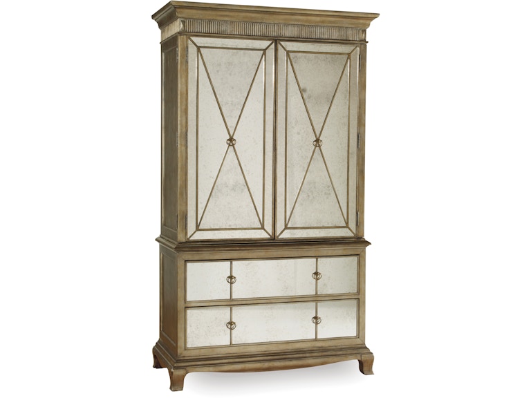 norrwood Hooker Furniture Bedroom Sanctuary Armoire - Visage 3016-90013 at Norwood Furniture