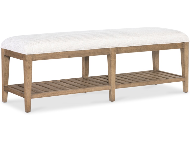 norrwood Hooker Furniture Bedroom Vineyard Row Bed Bench 6952-90119-80 at Norwood Furniture