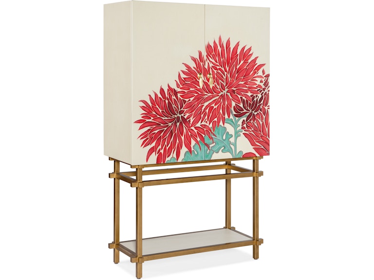 norrwood Hooker Furniture Casual Dining Melange Patrisha Bar Cabinet 628-50027-65 at Norwood Furniture