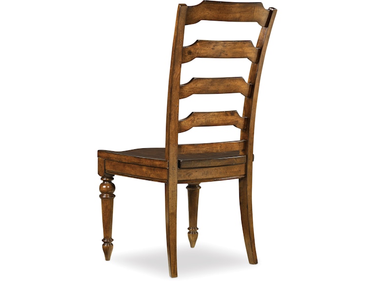 norrwood Hooker Furniture Casual Dining Tynecastle Ladderback Side Chair - 2 per carton/price ea 5323-75310 at Norwood Furniture