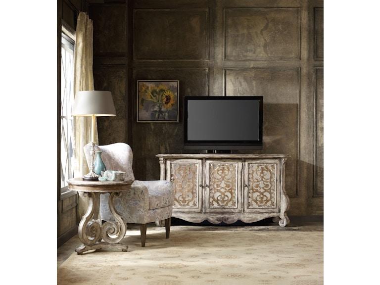 norrwood Hooker Furniture Home Entertainment Chatelet Entertainment Console 5351-55468 at Norwood Furniture