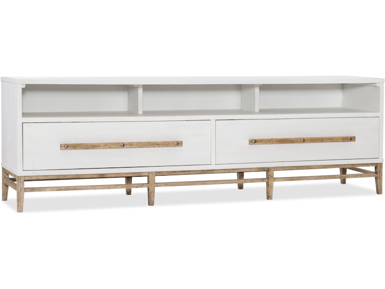 norrwood Hooker Furniture Home Entertainment Urban Elevation Low Entertainment Console 1620-55488-WH at Norwood Furniture