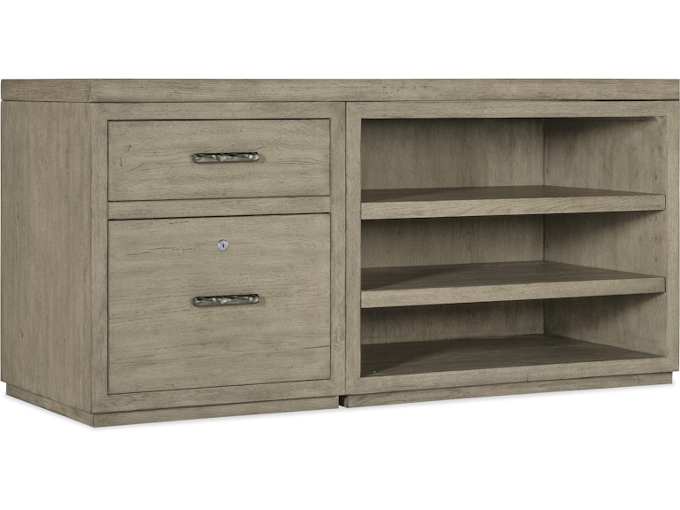 norrwood Hooker Furniture Home Office Linville Falls Credenza - 60in Top-Small File and Open 6150-10951-85 at Norwood Furniture