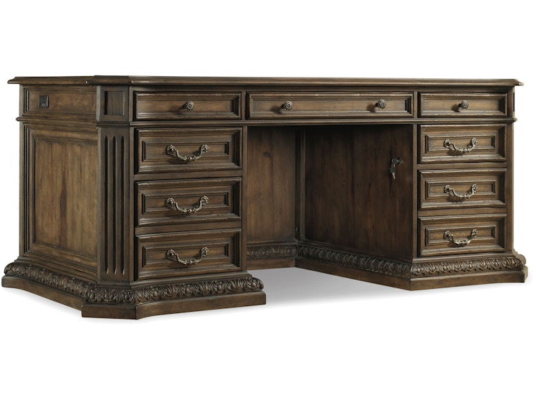 norrwood Hooker Furniture Home Office Rhapsody Executive Desk 5070-10563 at Norwood Furniture