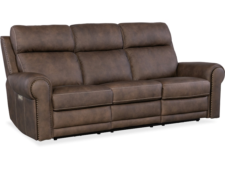 norrwood Hooker Furniture Living Room Duncan Power Sofa w/Power Headrest & Lumbar SS635-PHZL3-088 at Norwood Furniture