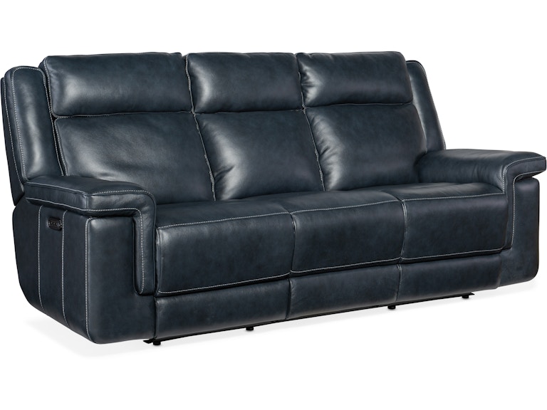 norrwood Hooker Furniture Living Room Montel Lay Flat Power Sofa with Power Headrest & Lumbar SS705-PHL3-047 at Norwood Furniture