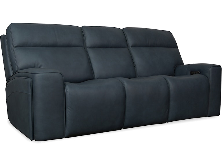norrwood Hooker Furniture Living Room Riverton Power Sofa with Power Headrest and Lumbar SS708-PHL3-048 at Norwood Furniture